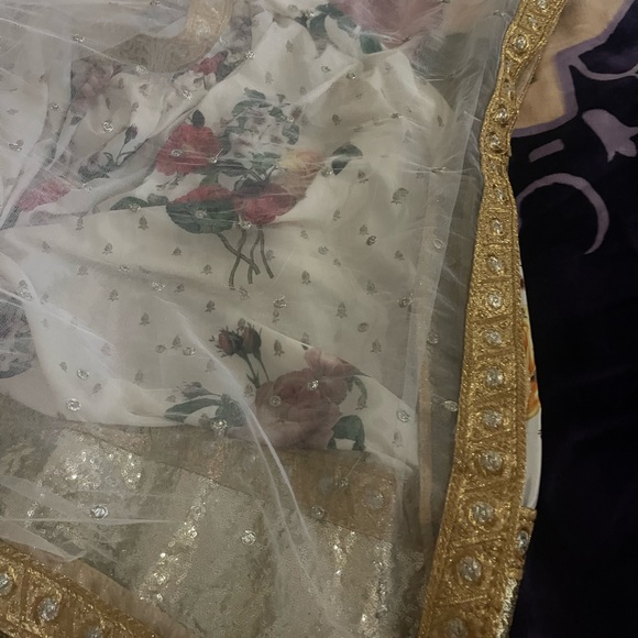 Indian lehenga tops skirt and scarf - Picture 5 of 14